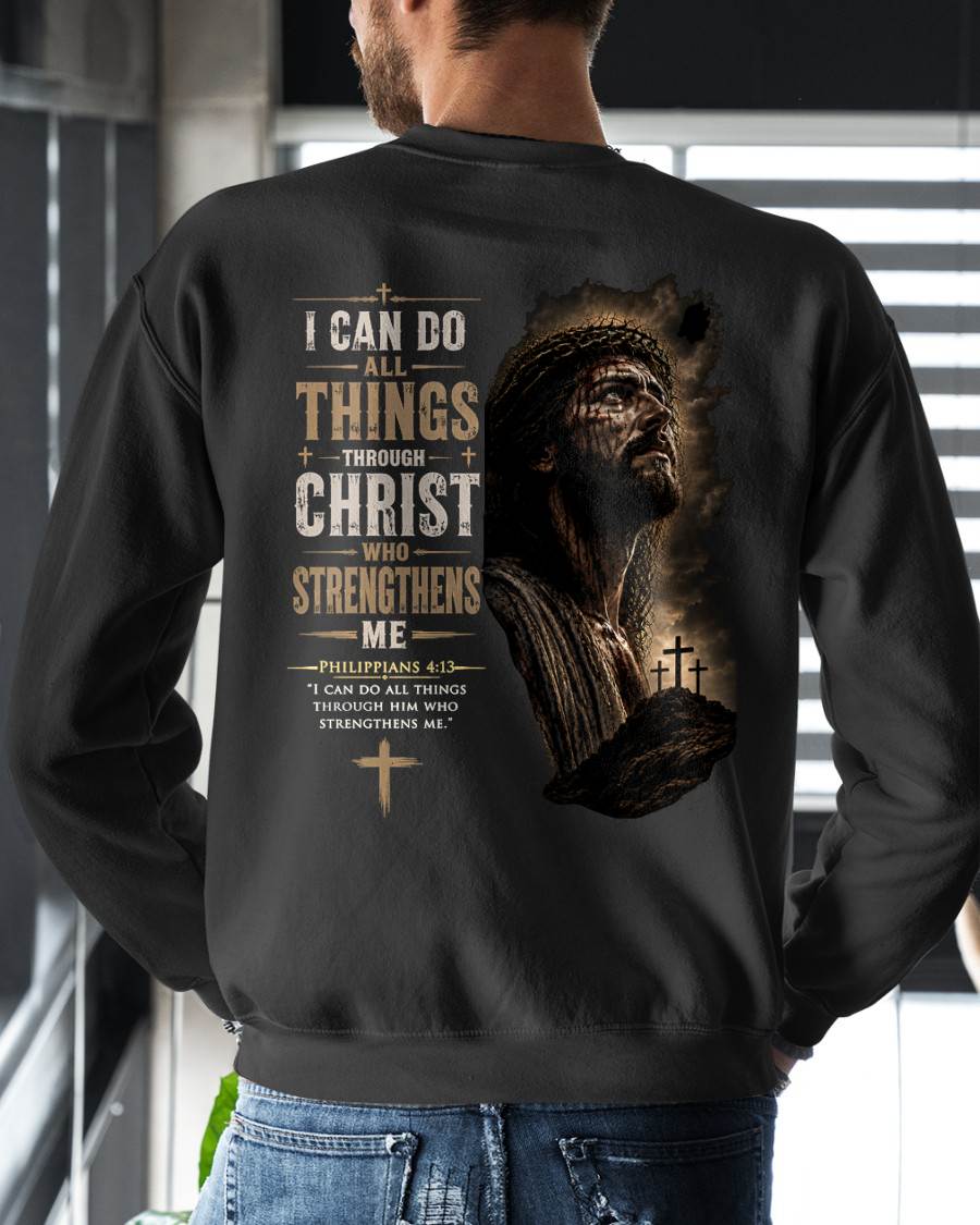 I CAN DO THIS ALL THINGS THROUGH JESUS - SHIRTS FOR MEN - TOBY00 (SKU2608-89)