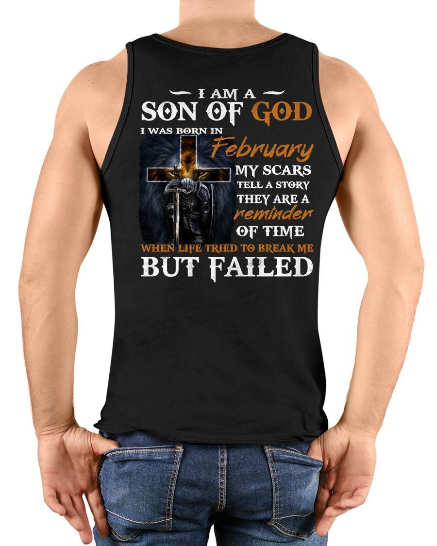 FEBRUARY, SON OF GOD - SHIRT FOR MEN - TOBY02 (SKU2605-57-02)
