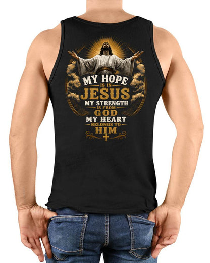 MY STREGTH  IS FROM GOD - SHIRT - TOBY00 (SKU2608-148)