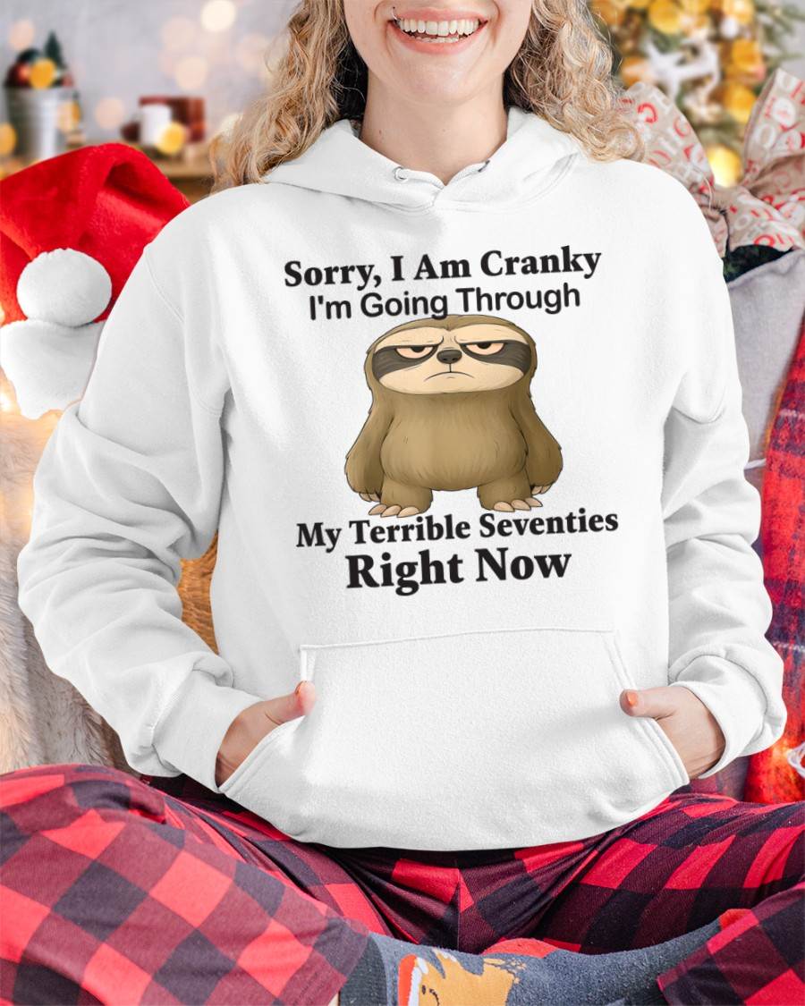 SORRY I AM CRANKY - BIRTHDAY SHIRT FOR WOMEN - TOBY00 (SKU12-226)