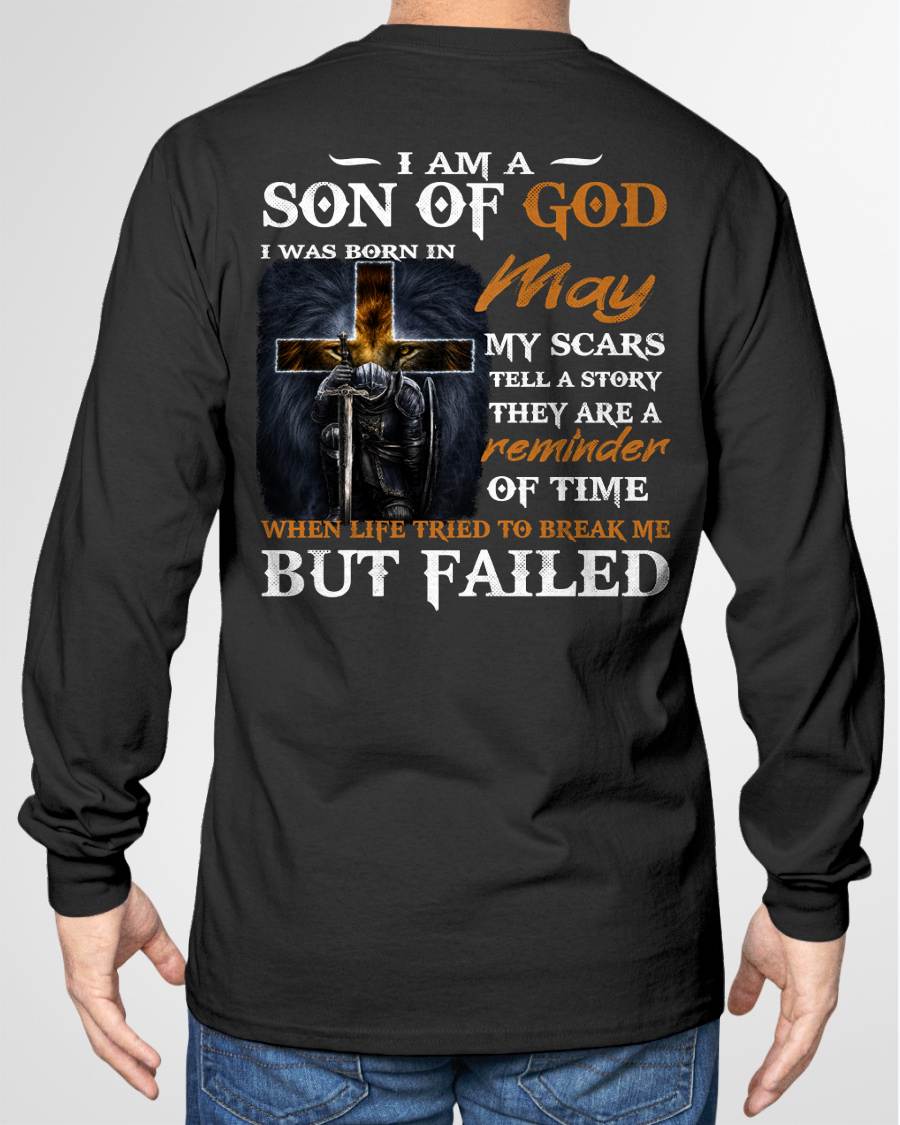 MAY, SON OF GOD - SHIRT FOR MEN - TOBY05 (SKU2605-57-05)