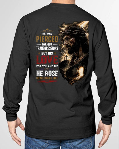 HE ROSE SO WE COULD LIVE CHRISTIAN - SHIRTS FOR MEN - TOBY00 (SKU2608-83)