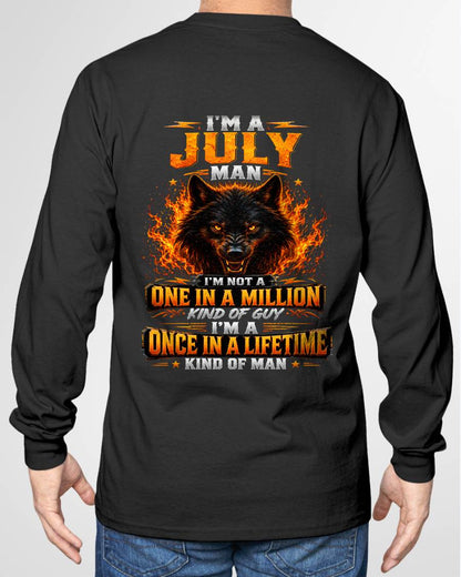 JULY – "I AM A ONCE IN A LIFETIME KIND OF MAN" – T-SHIRT FOR MEN – TIEN07 (SKU2607-328-07)