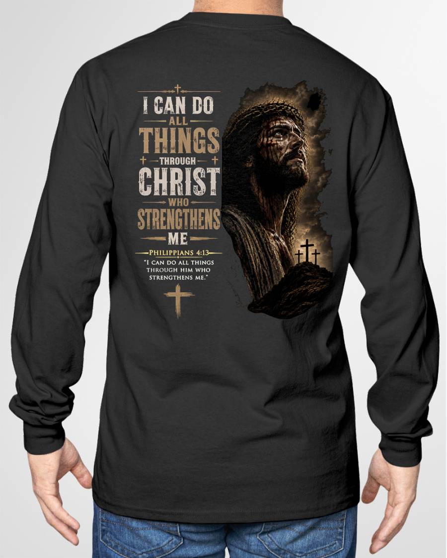 I CAN DO THIS ALL THINGS THROUGH JESUS - SHIRTS FOR MEN - TOBY00 (SKU2608-89)
