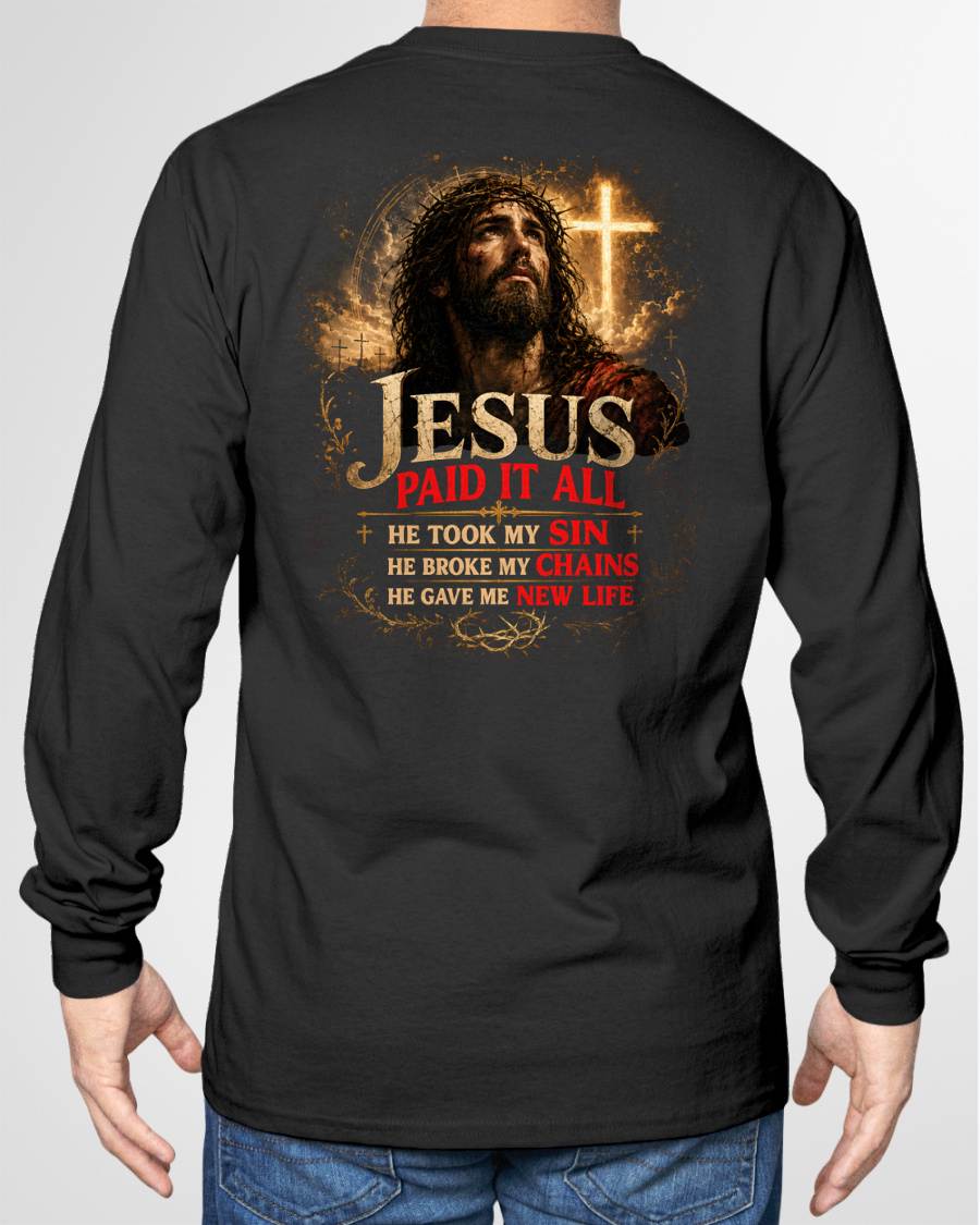 HE GAVE ME NEW LIFE- SHIRTS FOR MEN - TOBY00 (SKU2608-96)