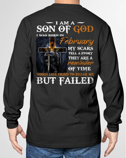 FEBRUARY, SON OF GOD - SHIRT FOR MEN - TOBY02 (SKU2605-57-02)