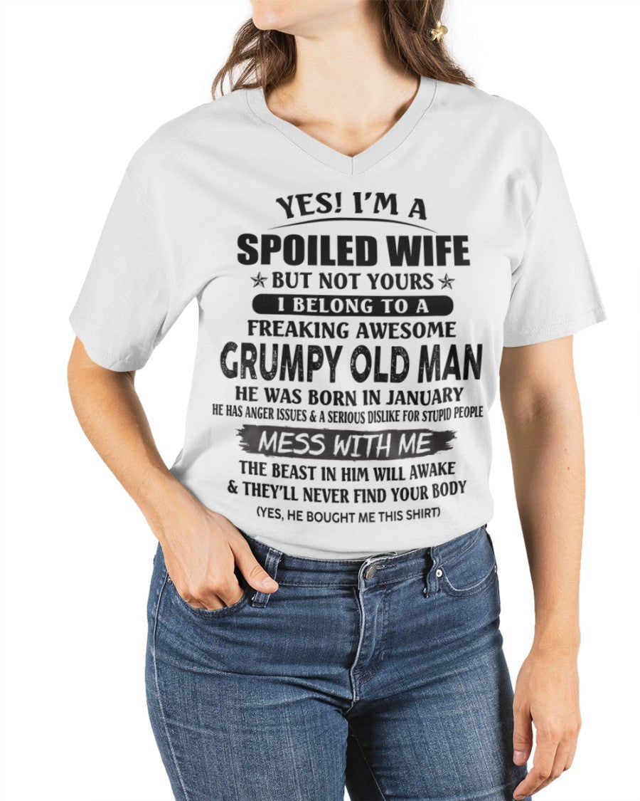 Grumpy Old Man January – Perfect gift for your wife From Husband – TOBY01 (SKU08-63-01)