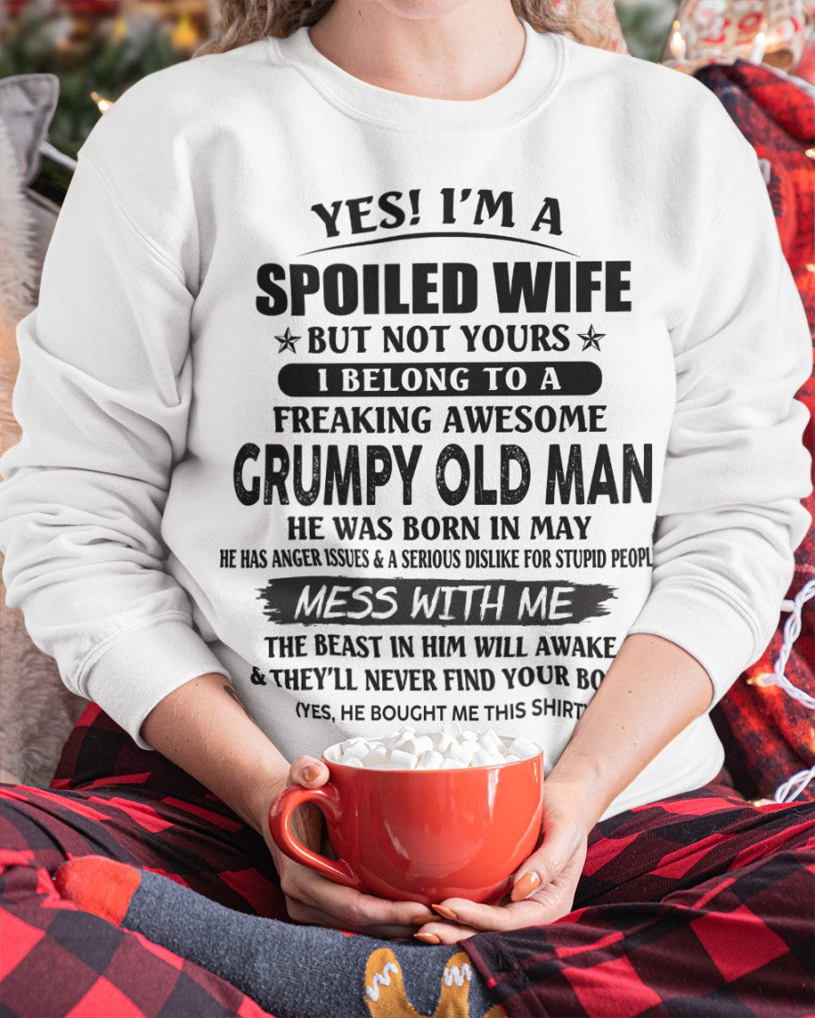 Grumpy Old Man May – Perfect gift for wife From Husband – TOBY05 (SKU08-63-05)
