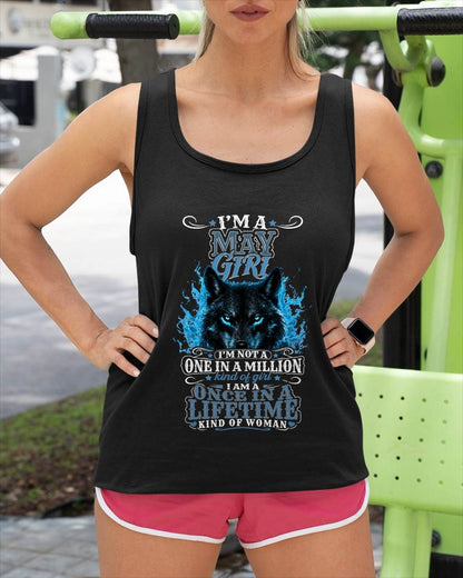 MAY – "I AM A ONCE IN A LIFETIME KIND OF WOMAN" – T – SHIRT FOR WOMEN – TIEN05 (SKU2607-251-05)