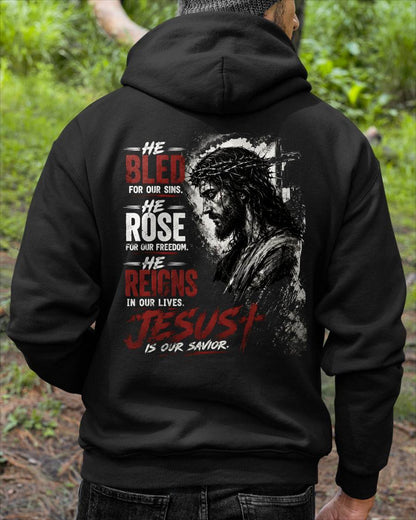 HE BLED FOR OUR SINS- SHIRTS FOR MEN - TOBY00 (SKU2608-20)