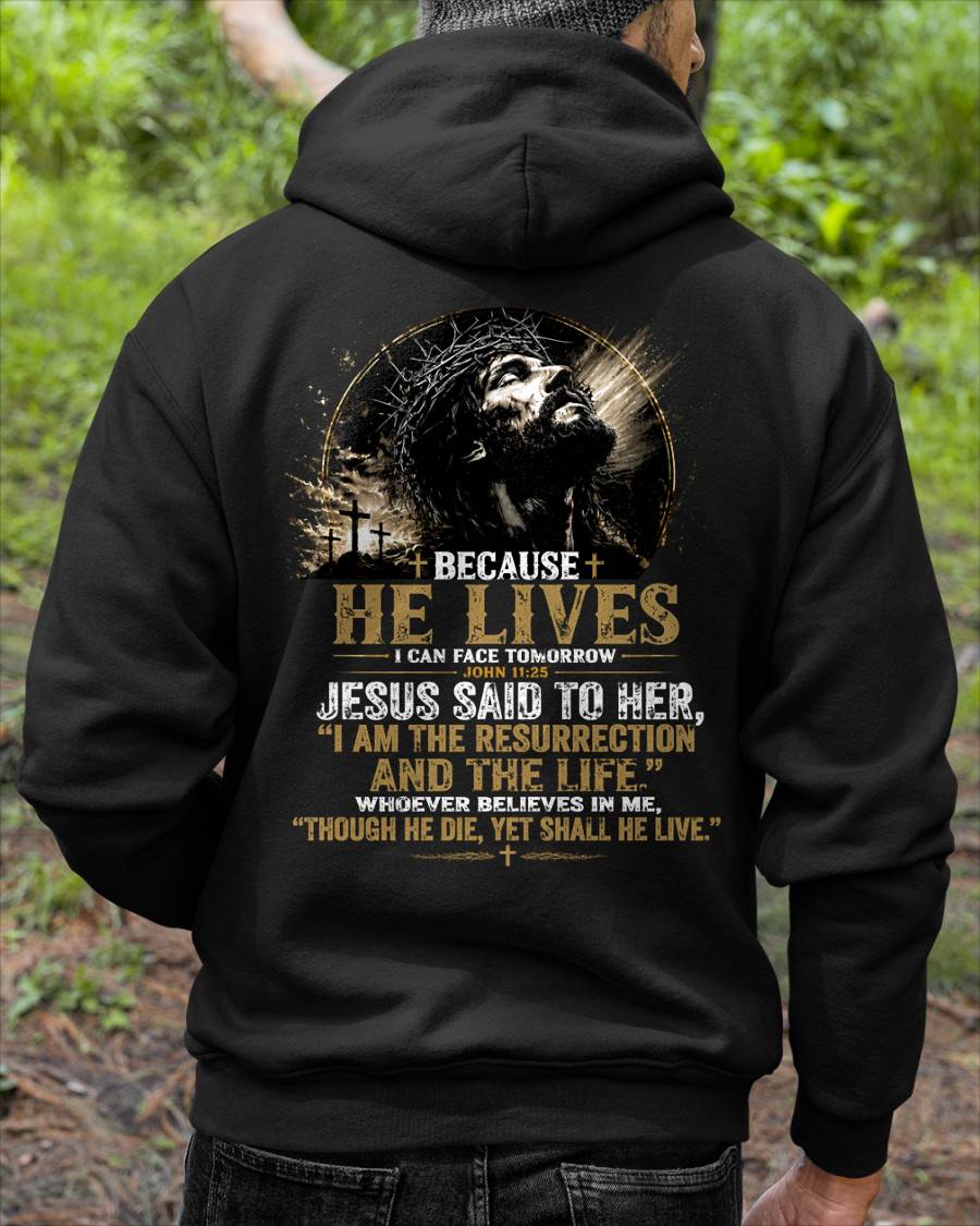 BECAUSE HE LIVES - SHIRTS FOR MEN - TOBY00 (SKU2608-79)