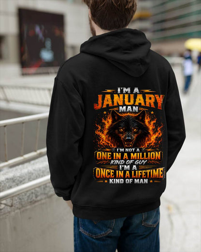JANUARY – "I AM A ONCE IN A LIFETIME KIND OF MAN" – T-SHIRT FOR MEN – TOBY01 (SKU2607-328-01)