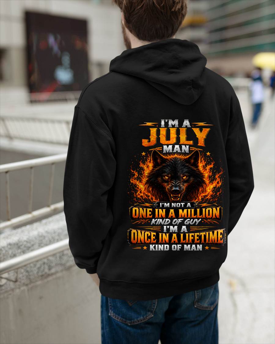JULY – "I AM A ONCE IN A LIFETIME KIND OF MAN" – T-SHIRT FOR MEN – TIEN07 (SKU2607-328-07)