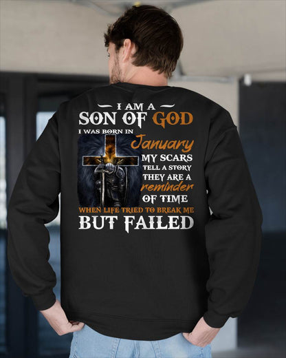 JANUARY, SON OF GOD - SHIRT FOR MEN - TOBY01 (SKU2605-57-01)
