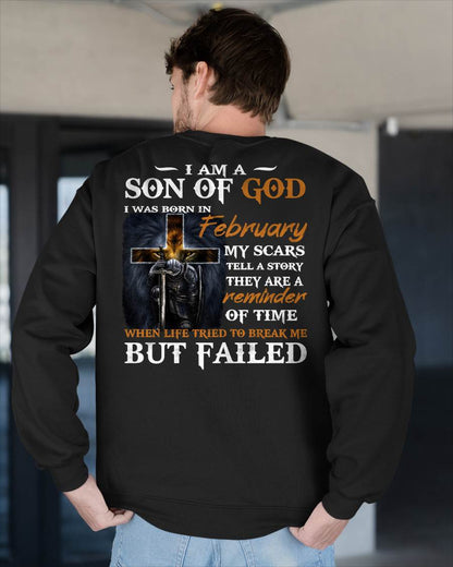 FEBRUARY, SON OF GOD - SHIRT FOR MEN - TOBY02 (SKU2605-57-02)