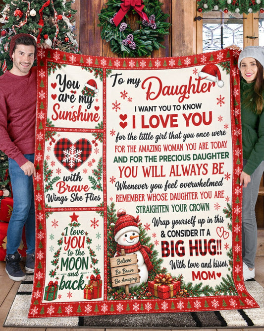 Special Gift For Your Daughter Blanket - From Mom - TOBY00 (SKU2609-374)