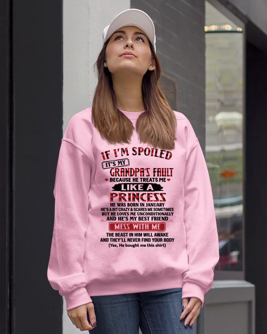 JANUARY - IF I'M SPOILED IT'S MY GRANDPA'S FAULT - GIFT FROM GRANDPA - TOBY01 (SKU2603-31-01)