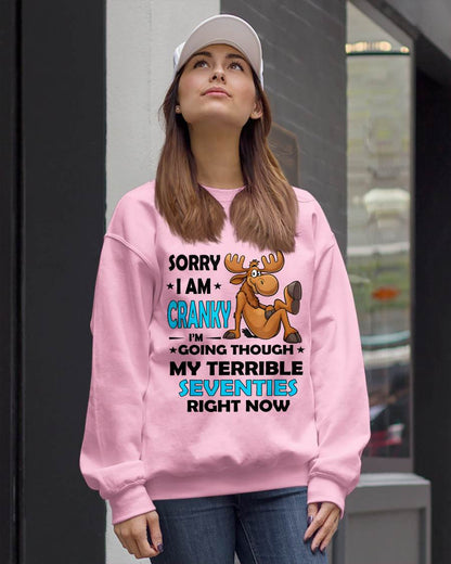 SORRY I AM CRANKY - BIRTHDAY SHIRT FOR WOMEN - TOBY00 (SKU12-249)