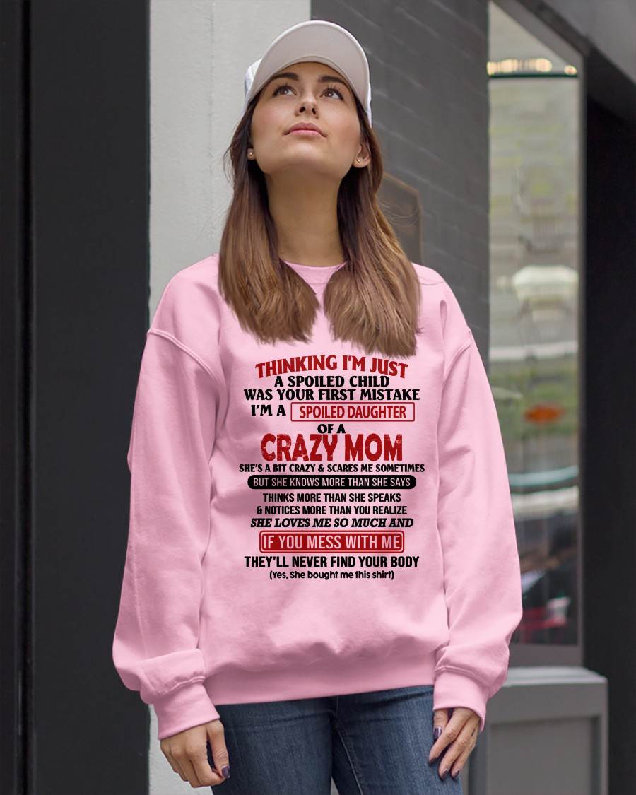 I'M A SPOILED DAUGHTER - GIFT FROM MOM - TOBY00 (SKU-CM-00)