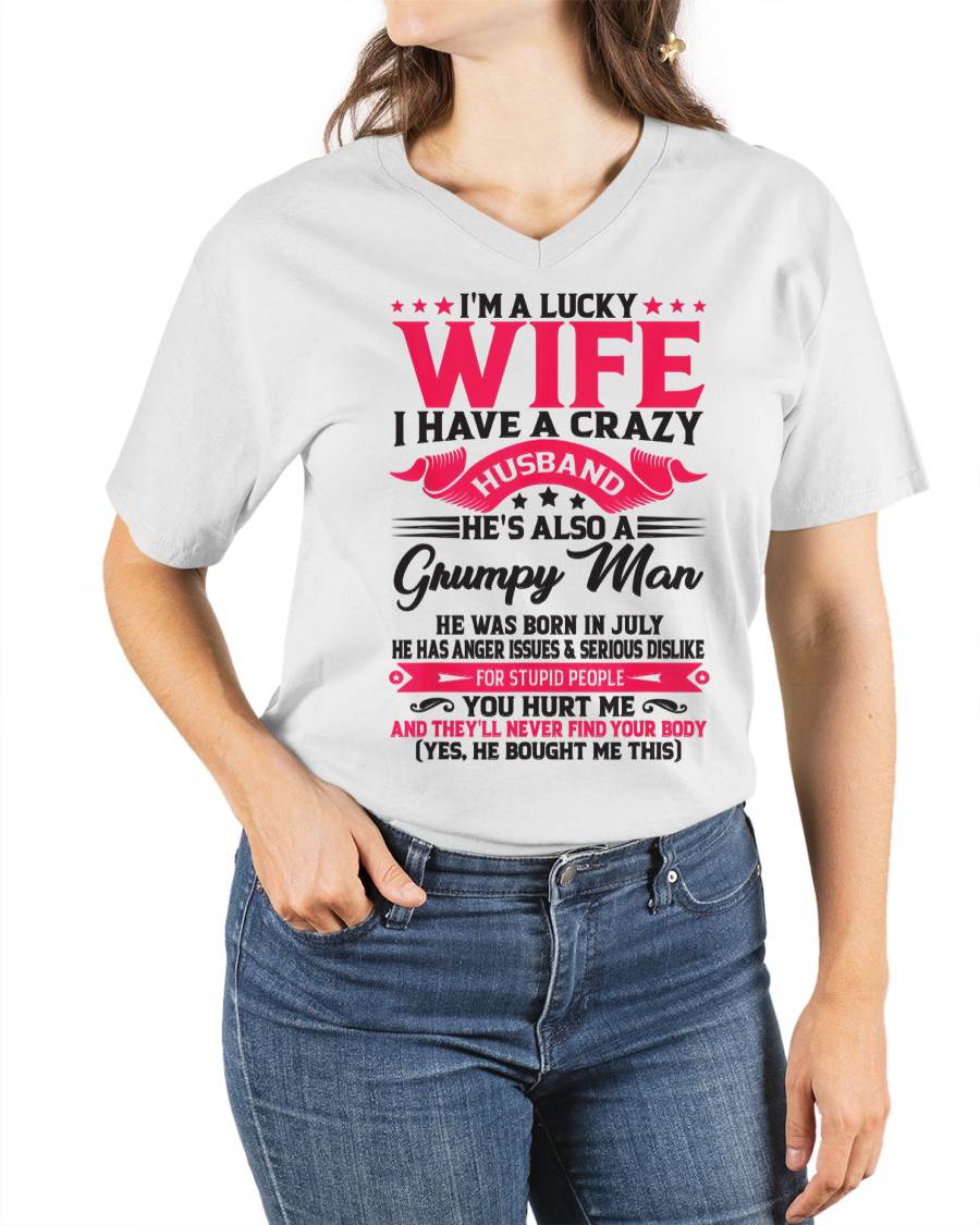 JULY - TO MY WIFE - I'M A LUCKY WIFE - GIFT FROM HUSBAND - TOBY07 (SKU10-136-07)