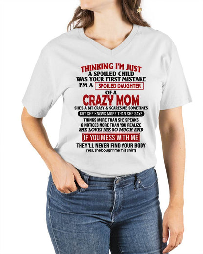 I'M A SPOILED DAUGHTER - GIFT FROM MOM - TOBY00 (SKU-CM-00)