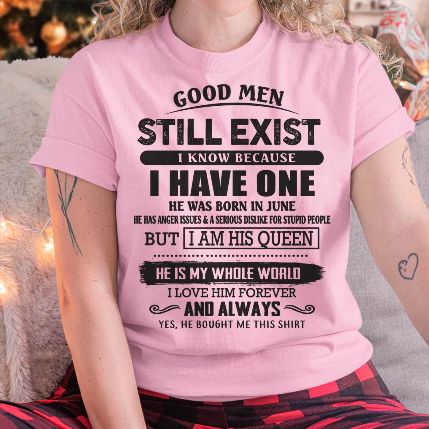 June - Good Men Still Exist - Perfect Gift For Girlfriend, Wife From Husband - TOBY06 (SKU07-166-06)