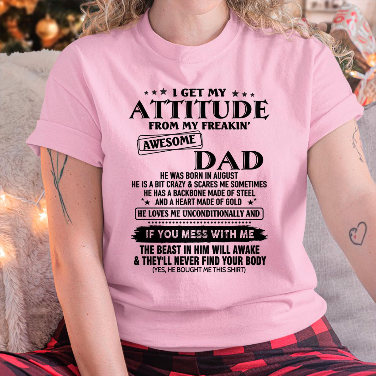 August - Gift For Son and Daughter From Dad - XUAN08 - (SKU-TDADC-08)