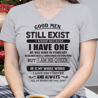 February - Good Men Still Exist - Perfect Gift For Girlfriend, Wife From Husband - TOBY02(SKU07-166-02)