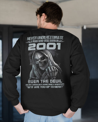 NEVER UNDERESTIMATE US2001 male (SKU07-58-2001)